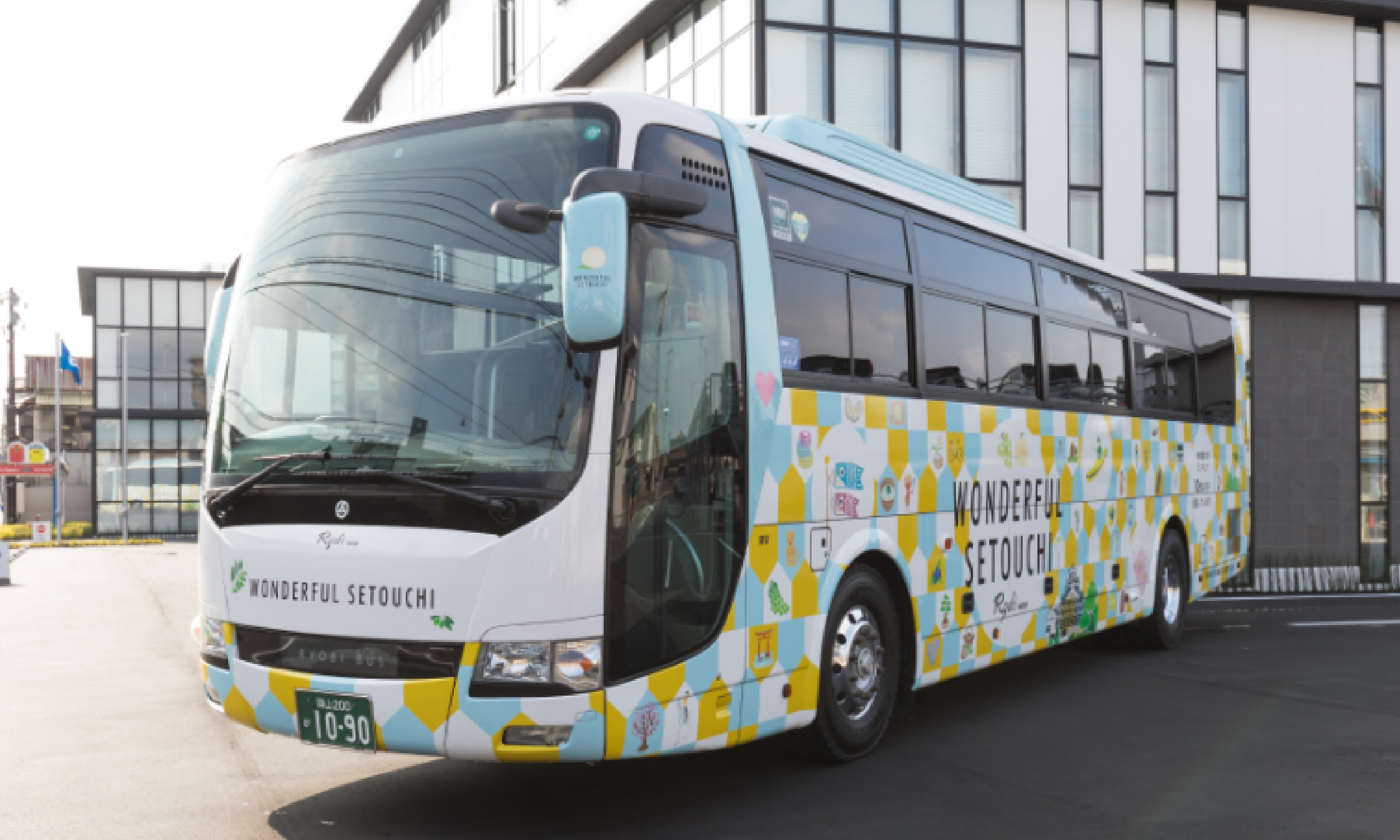 大型バス(ハイデッカー：ワンセトバス)